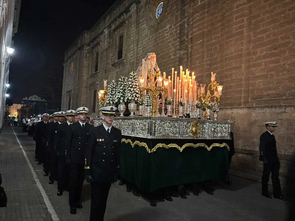 Traslado de la Virgen de la Esperanza al Pante&oacute;n de Marinos Ilustres. | Aurora Mar&iacute;n.