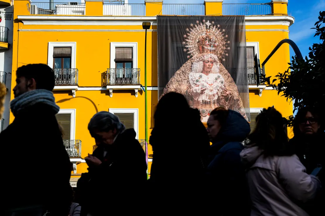 La Esperanza Macarena vuelve al culto tras su pol&eacute;mica restauraci&oacute;n. | EP