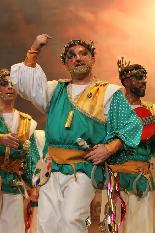 Comparsa 'La gracia divina'. | &Aacute;lvaro Geneiro