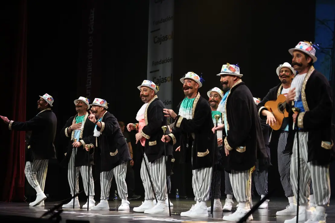 Chirigota 'El marqu&eacute;s de la paguita'. | Ra&uacute;l Albera