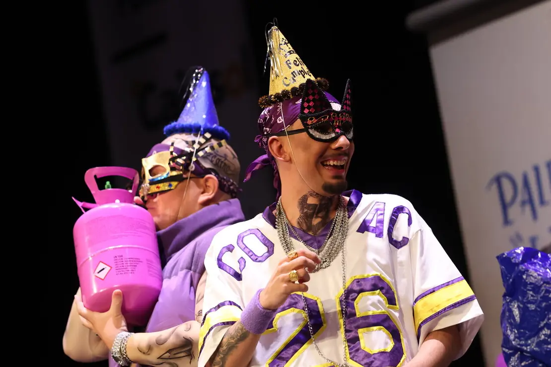 Cuarteto 'Los latin kings de la (calle Pask&iacute;n)' en Cuartos de Final del COAC 2026. | Ra&uacute;l Albera