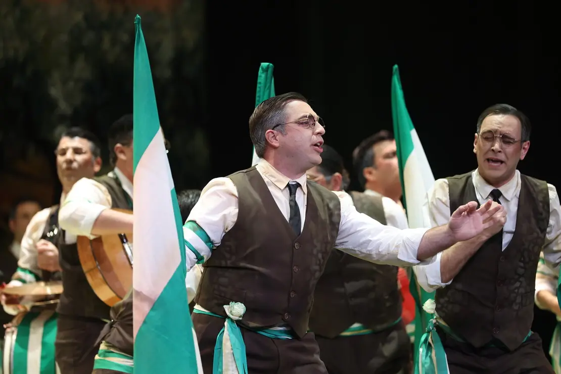 Comparsa 'El patriota' en Cuartos de Final del COAC 2026. | Ra&uacute;l Albera