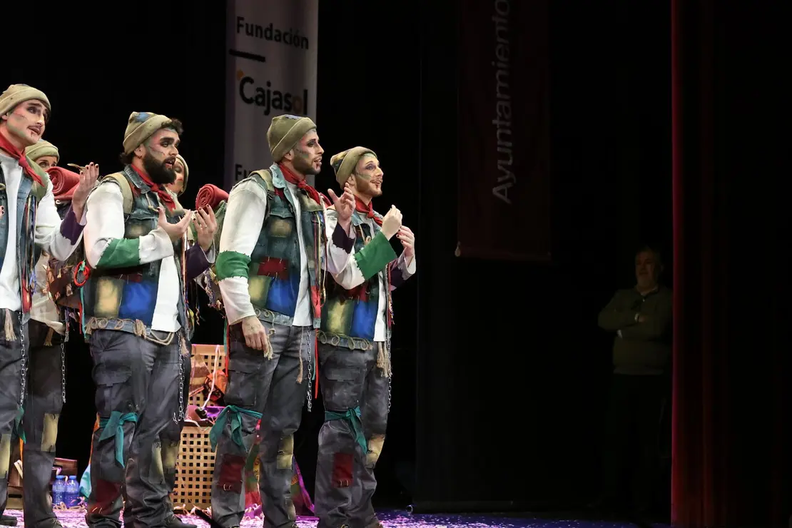 Comparsa 'El jovencito Frankenstein' en Cuartos de Final del COAC 2026. | Ra&uacute;l Albera