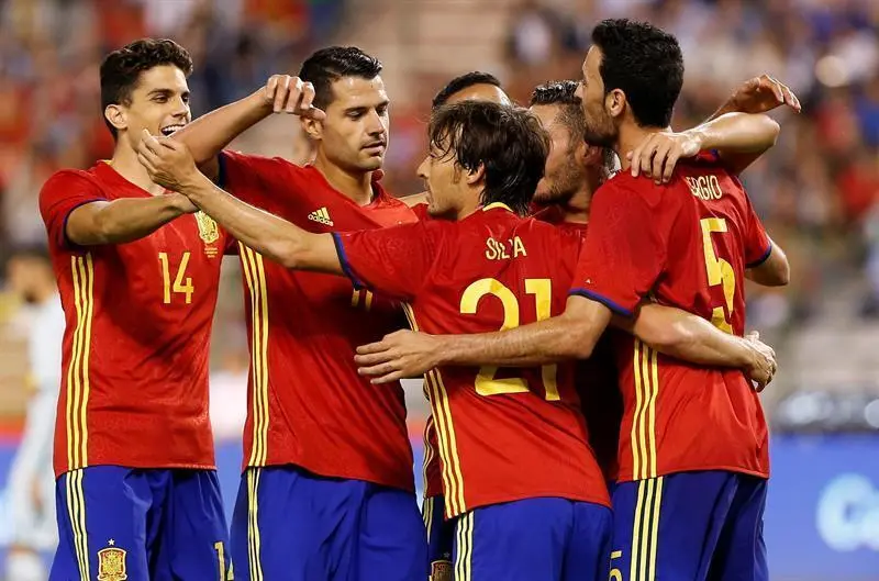 gol de espa&ntilde;a - efe