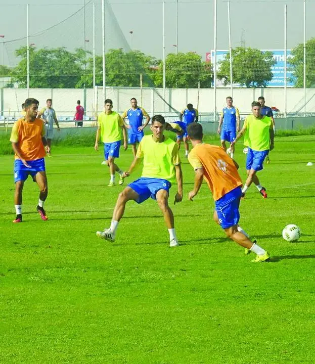 En un entrenamiento - TENOR
