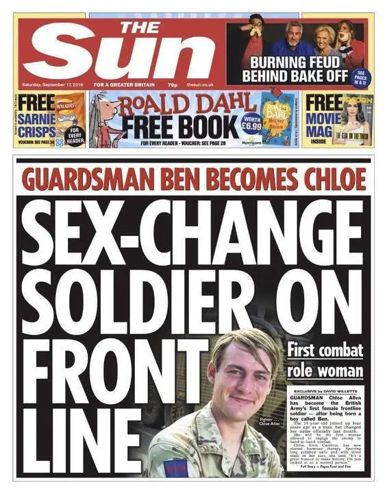 Portada de The Sun - 