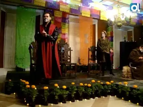 Cervantes y M&eacute;xico, de la mano en la Fiesta de Muertos