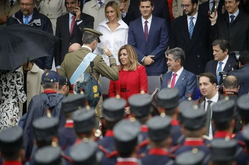 El Rey y D&iacute;az. - EFE