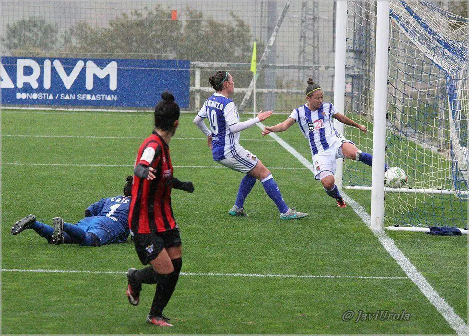 Gol del Sporting - @javiurola