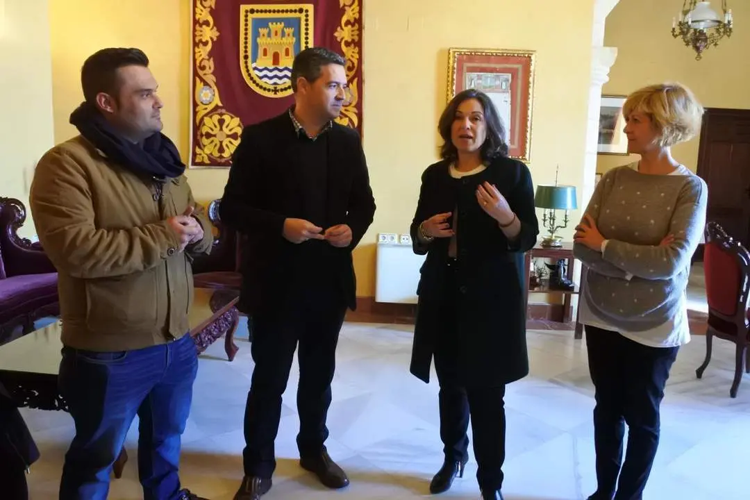 Visita de Maribel Peinado. - O. P.