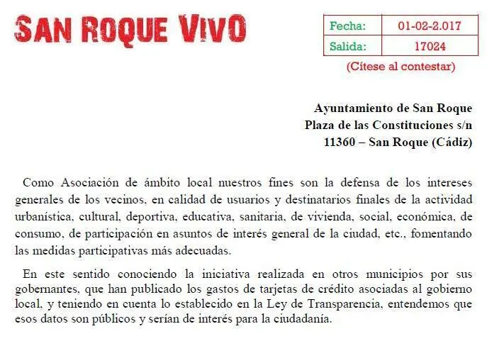 Escrito presentado - AI