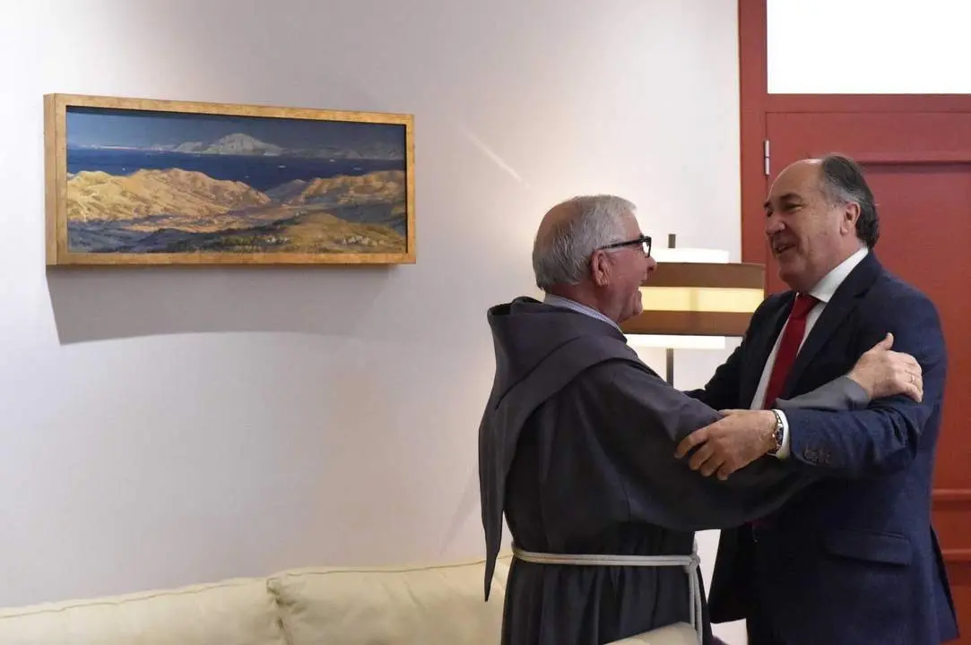 Landaluce con el Padre Patera - AI