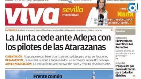 La Junta cede ante Adepa con los micropilotes de las Atarazanas