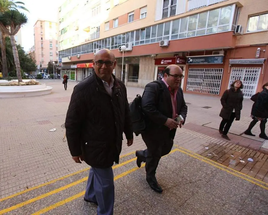 Gonz&aacute;lez Bauza entrando en el juzgado. - Eulogio Garc&iacute;a Romero