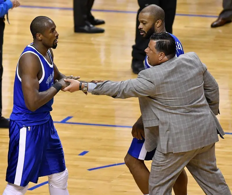 ibaka, enfadado - efe