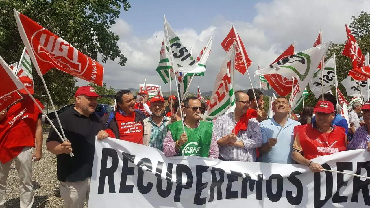 Protesta en la prisi&oacute;n de m&aacute;laga - vm