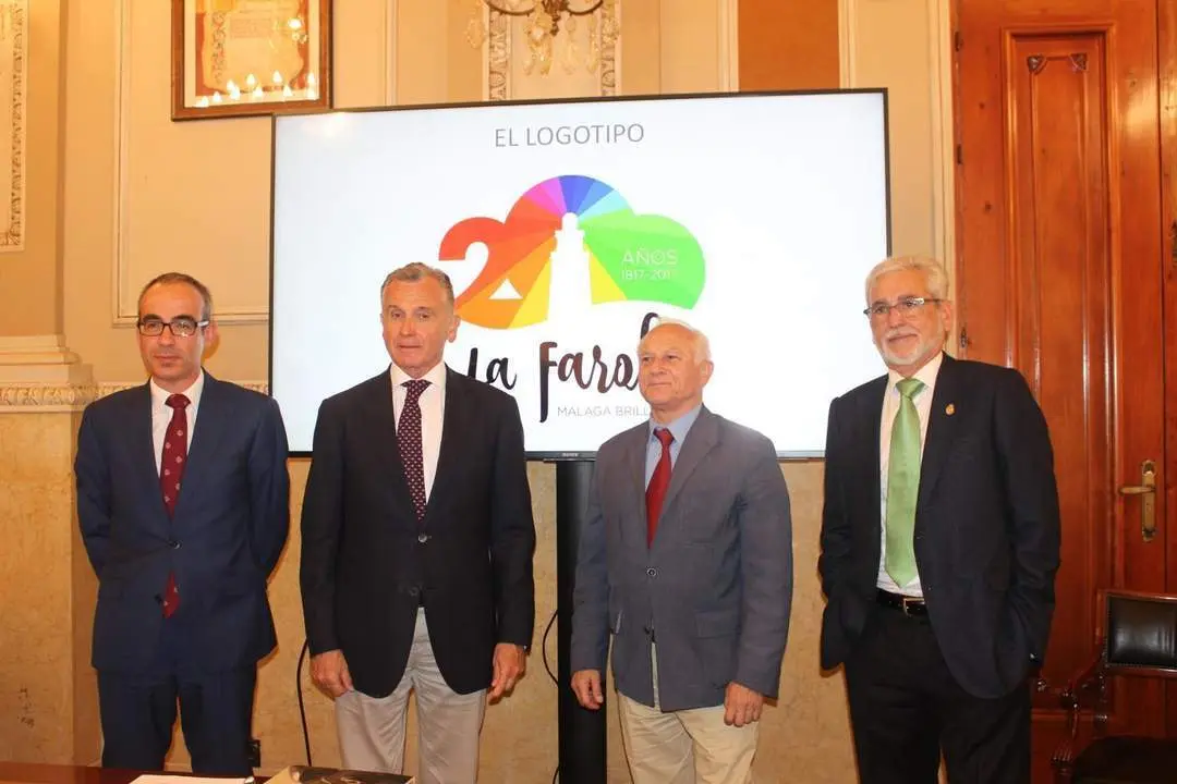 'M&aacute;laga brilla en ti', lema del logo del 200 cumplea&ntilde;os - 