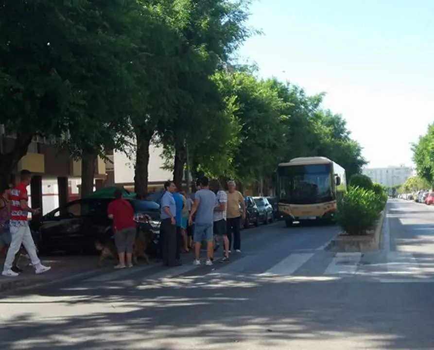 Atropello en avenida del Guadalquivir.  - CGB