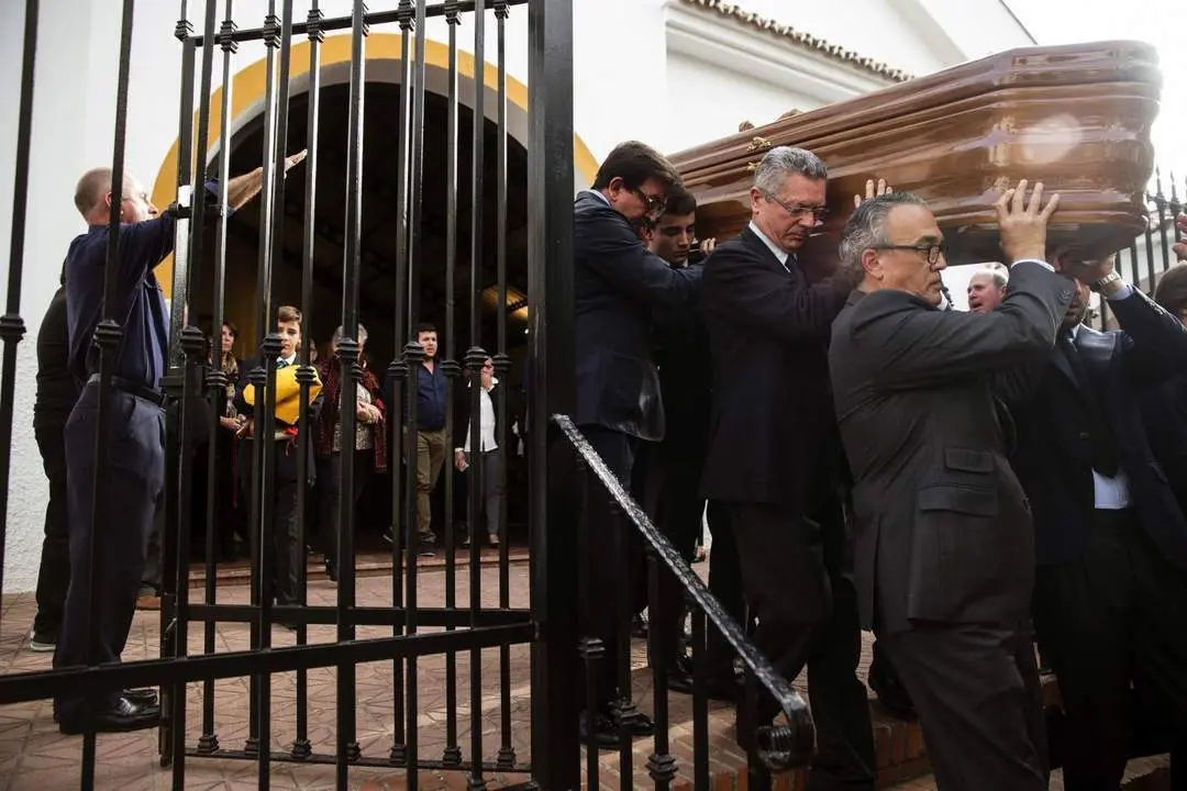 Imagen del funeral este s&aacute;bado - EFE/Jorge Zapata