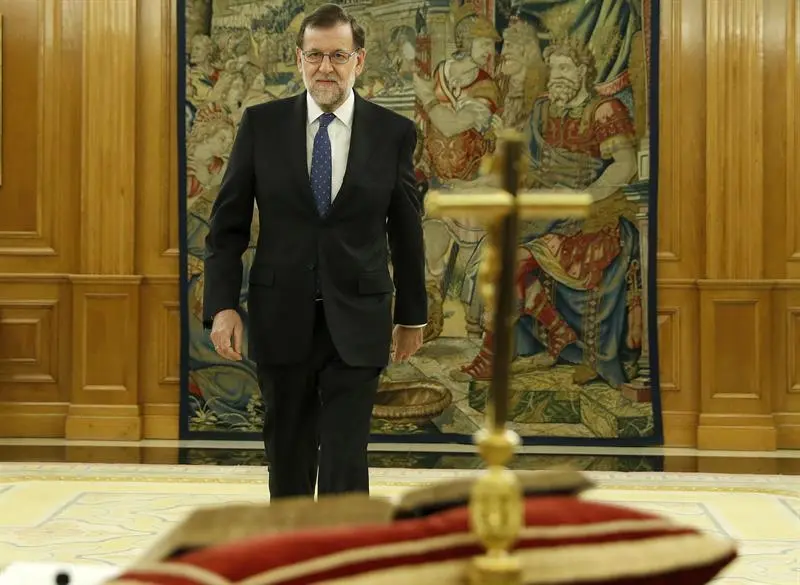 El rey y Rajoy. - EFE