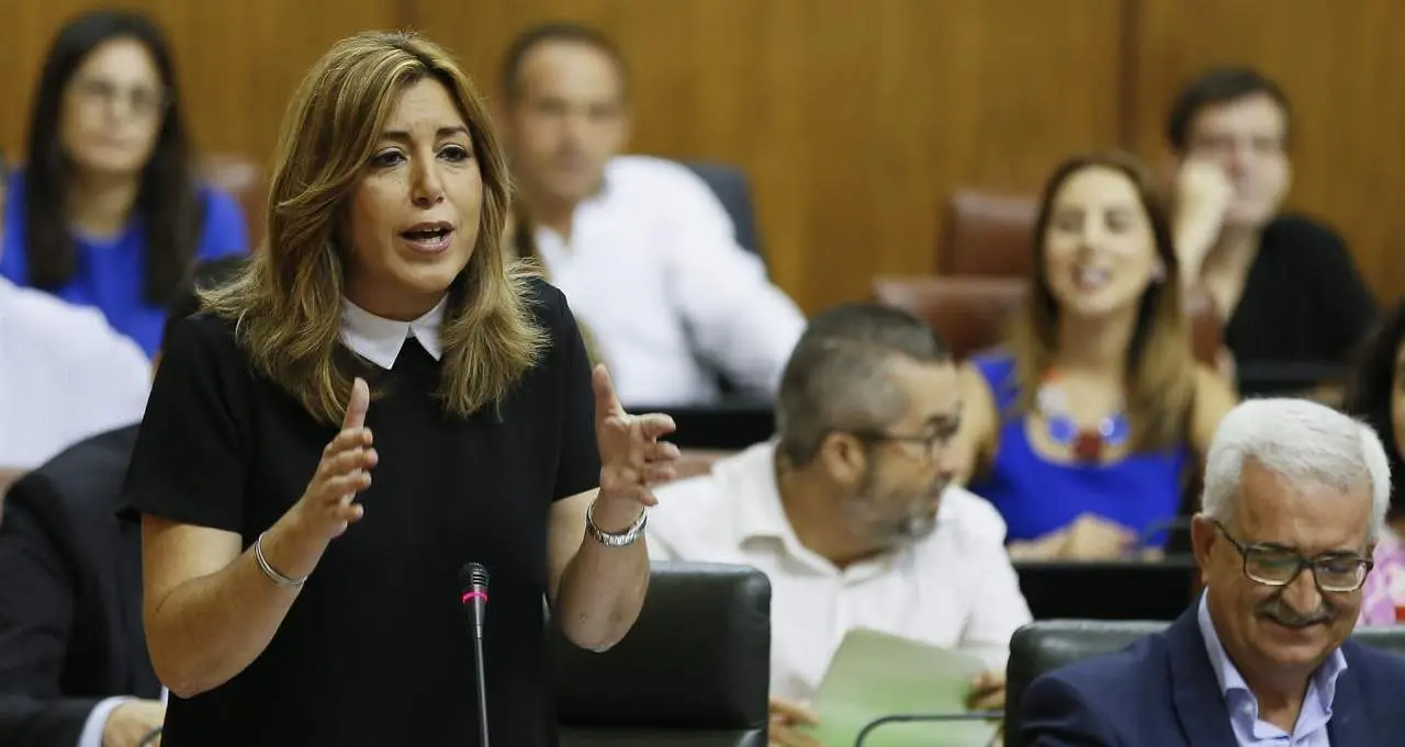Susana D&iacute;az, este jueves en el Parlamento - efe