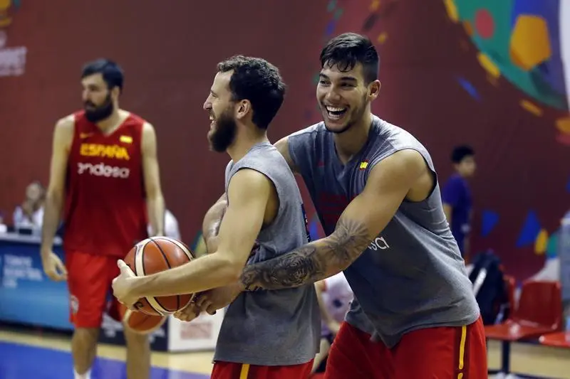 entrenamiento de espa&ntilde;a - efe