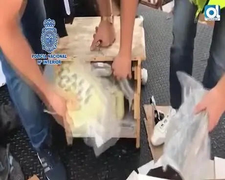 M&aacute;s de 100 kilos de coca y 258 de hach&iacute;s en un cami&oacute;n de mudanzas