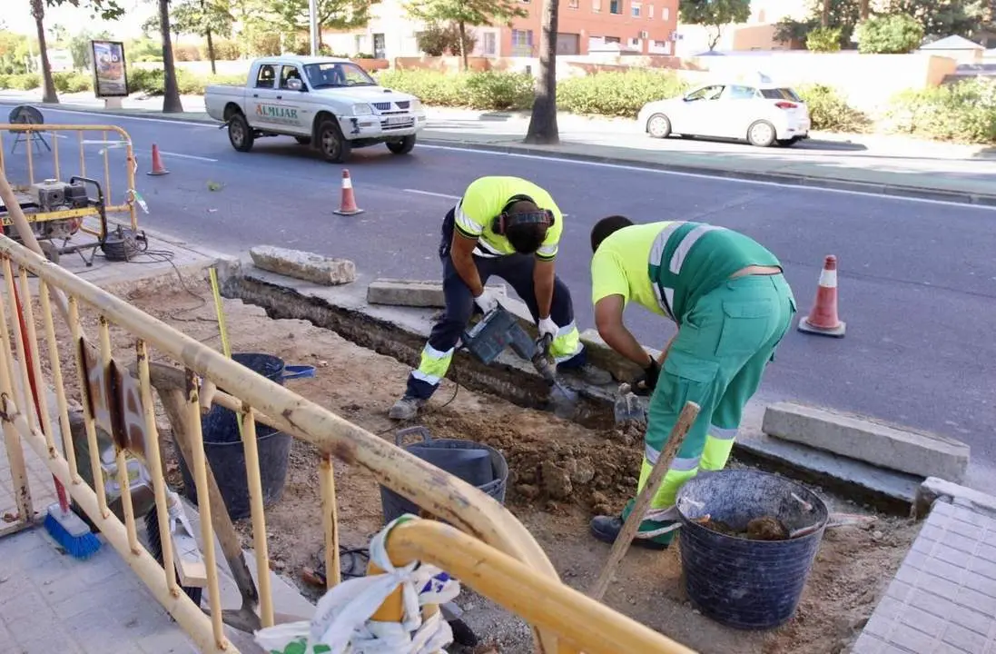Obra para el paso de peatones - VH