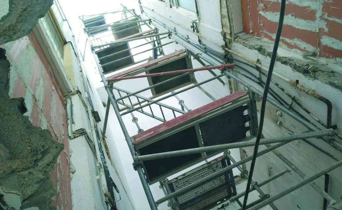Obras para instalar un ascensor - MLV