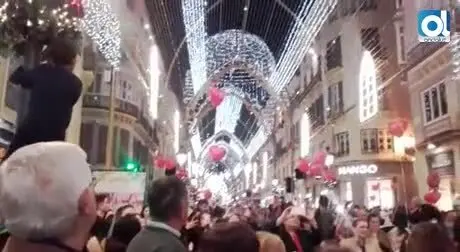 Una catedral de luz trae a M&aacute;laga la Navidad