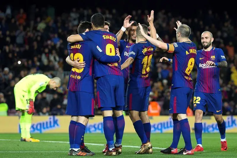 gol del barcelona - efe