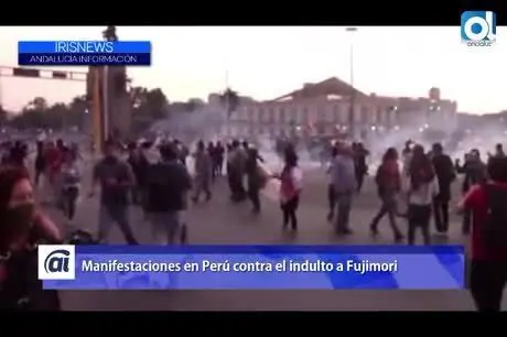 Miles de personas protestan en Per&uacute; contra el indulto a Fujimori