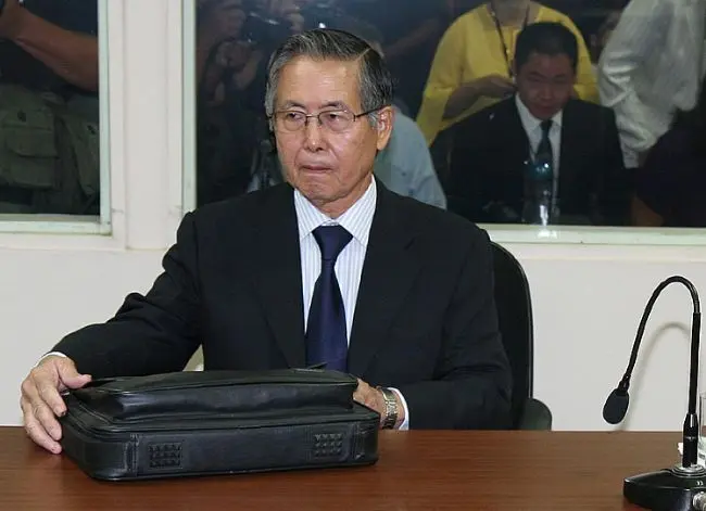 El ex presidente peruano Alberto Fujimori. - EFE