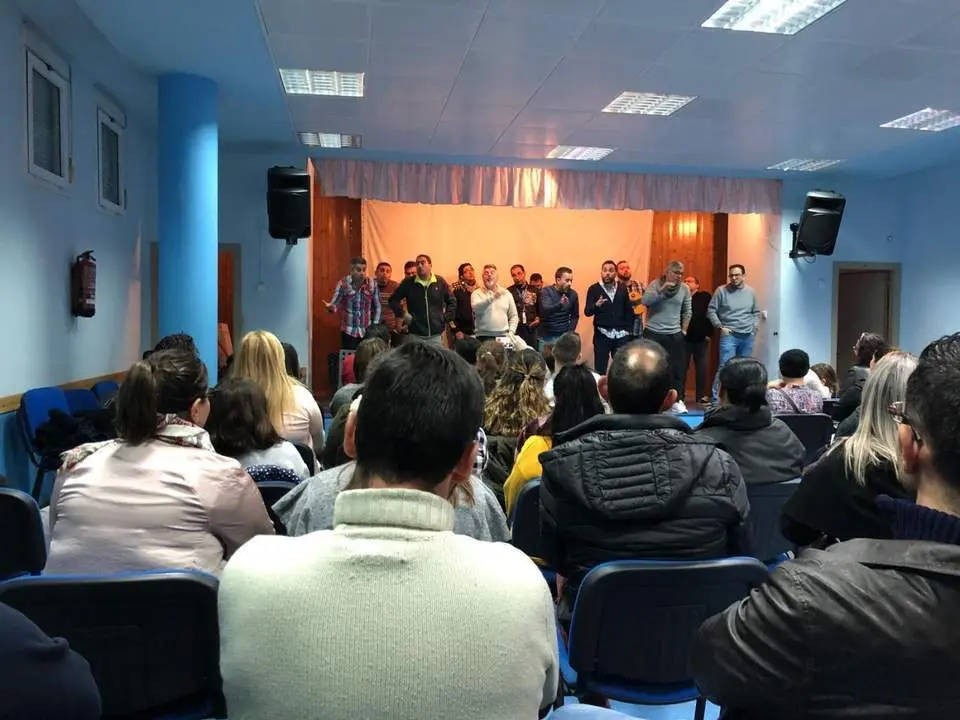 Ensayo de la  chirigota del Nuevo Molino - VH