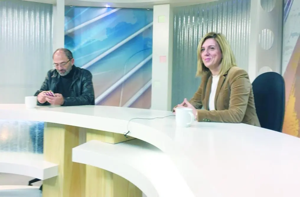 Mar&iacute;a Jos&eacute; Rodr&iacute;guez en el plat&oacute;. - E.C.