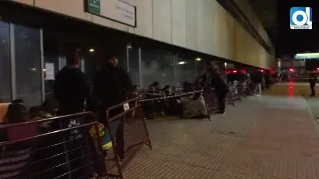 Primeras colas para adquirir entradas de semifinales