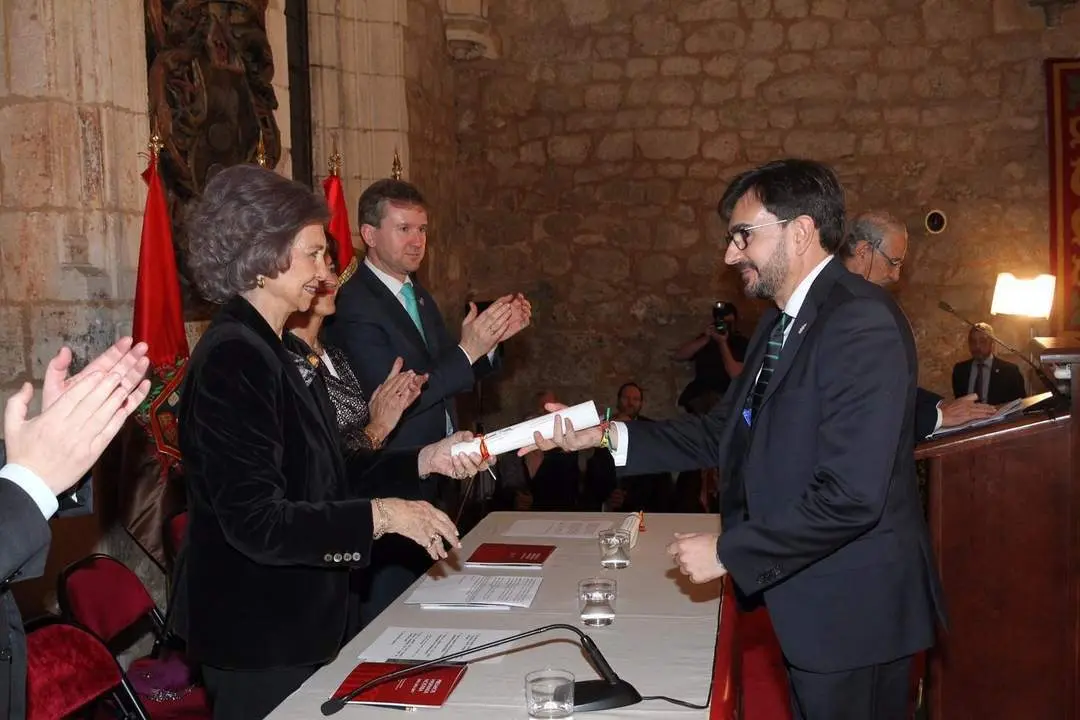 Entrega del premio. - 
