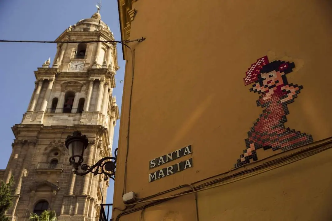 Mosaico de Invader.  -  EFE/JORGE ZAPATA