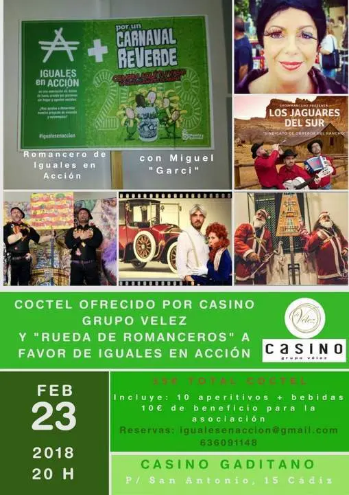Cartel de la cena ben&eacute;fica - A.I.