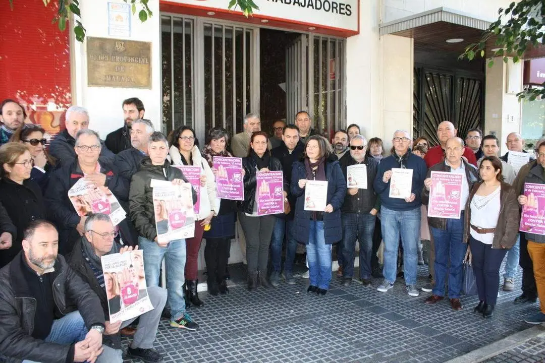concentraci&oacute;n contra la brecha salarial - vm