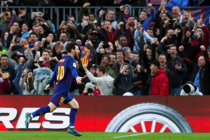 Messi acerca el t&iacute;tulo al Barcelona