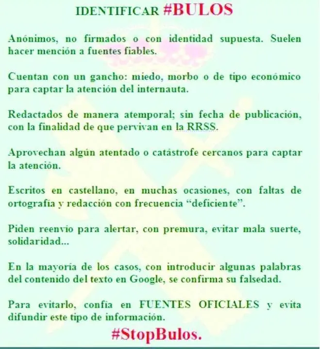 Twitter de la Guardia Civil. - Viva