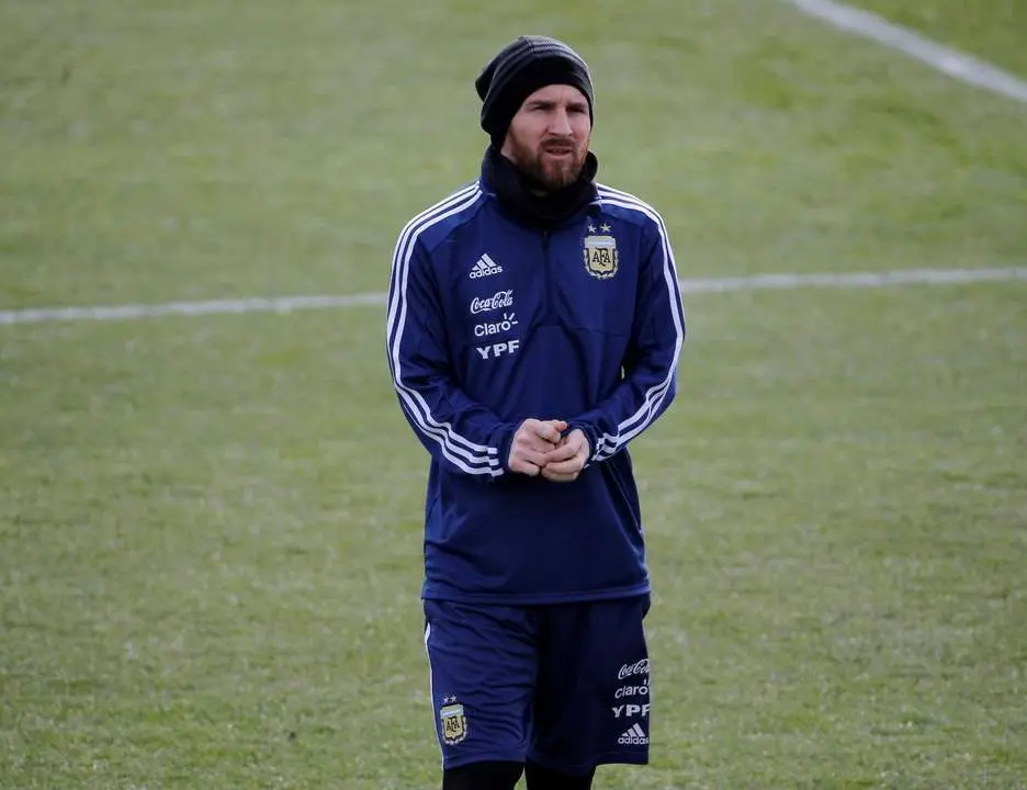 Leo Messi, con Argentina. - EFE