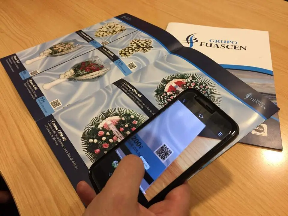 Servicio de venta de flores online que ofrece Fuascen. - SSV