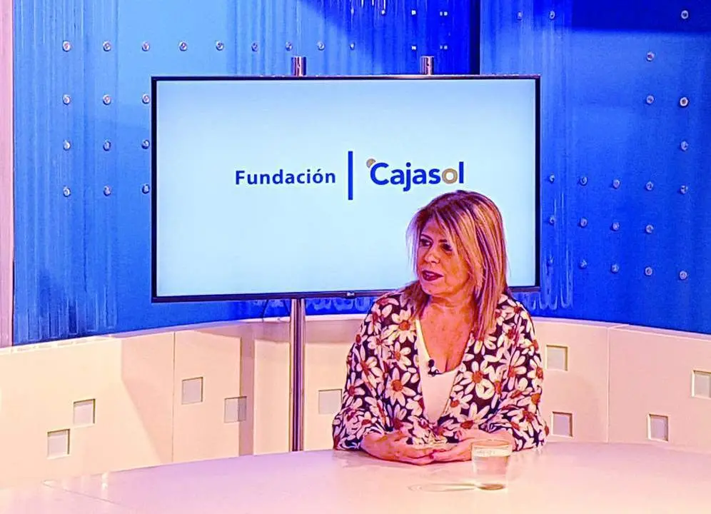 La alcaldesa de Jerez, Mamen S&aacute;nchez, en Ondaluz TV. - 