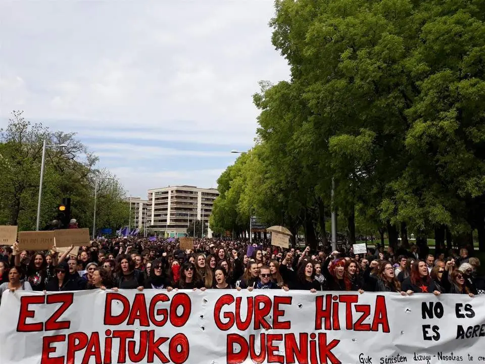 Manifestaci&oacute;n en Pamplona. - Europa Press