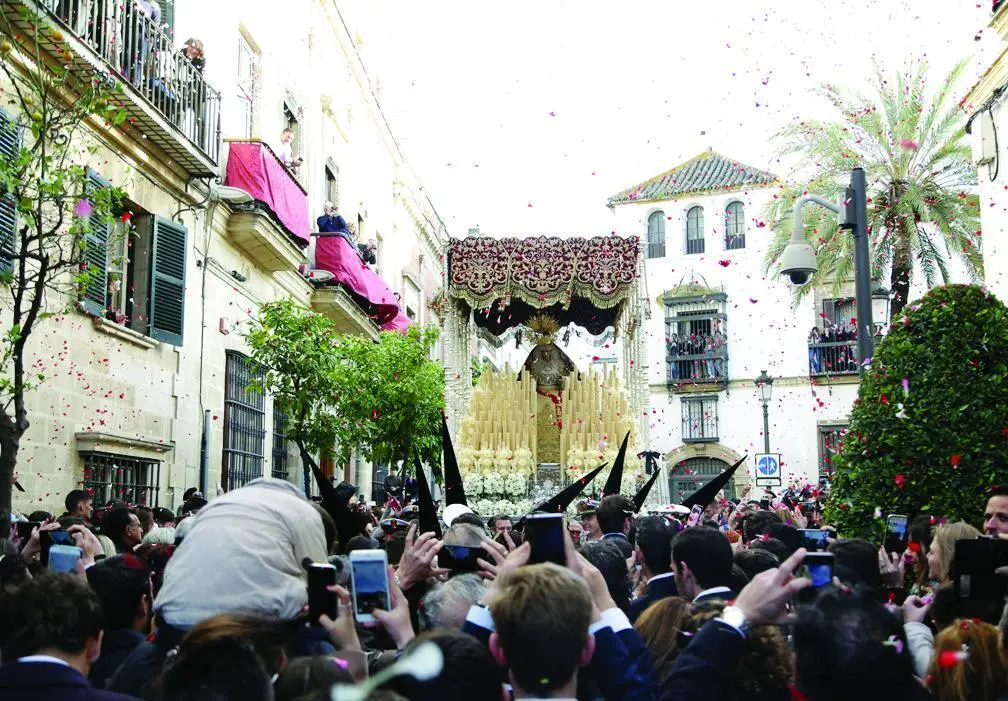 La Virgen del Valle, este Viernes Santo.  - Cristo Garc&iacute;a