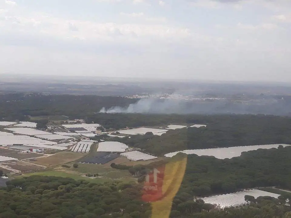 Incendio en Bonares. - Infoca