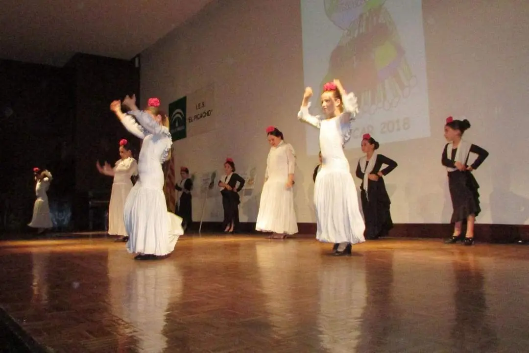 Actuaci&oacute;n flamenca de las alumnas del CEIP Maestra Caridad Ruiz - Ra&uacute;l J. Bustillos
