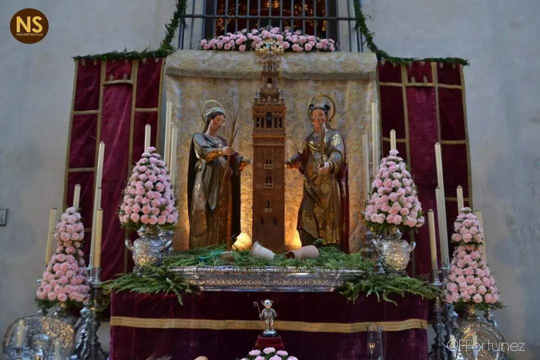 Altar para el Corpus de 2017. - De Nazaret a Sevilla